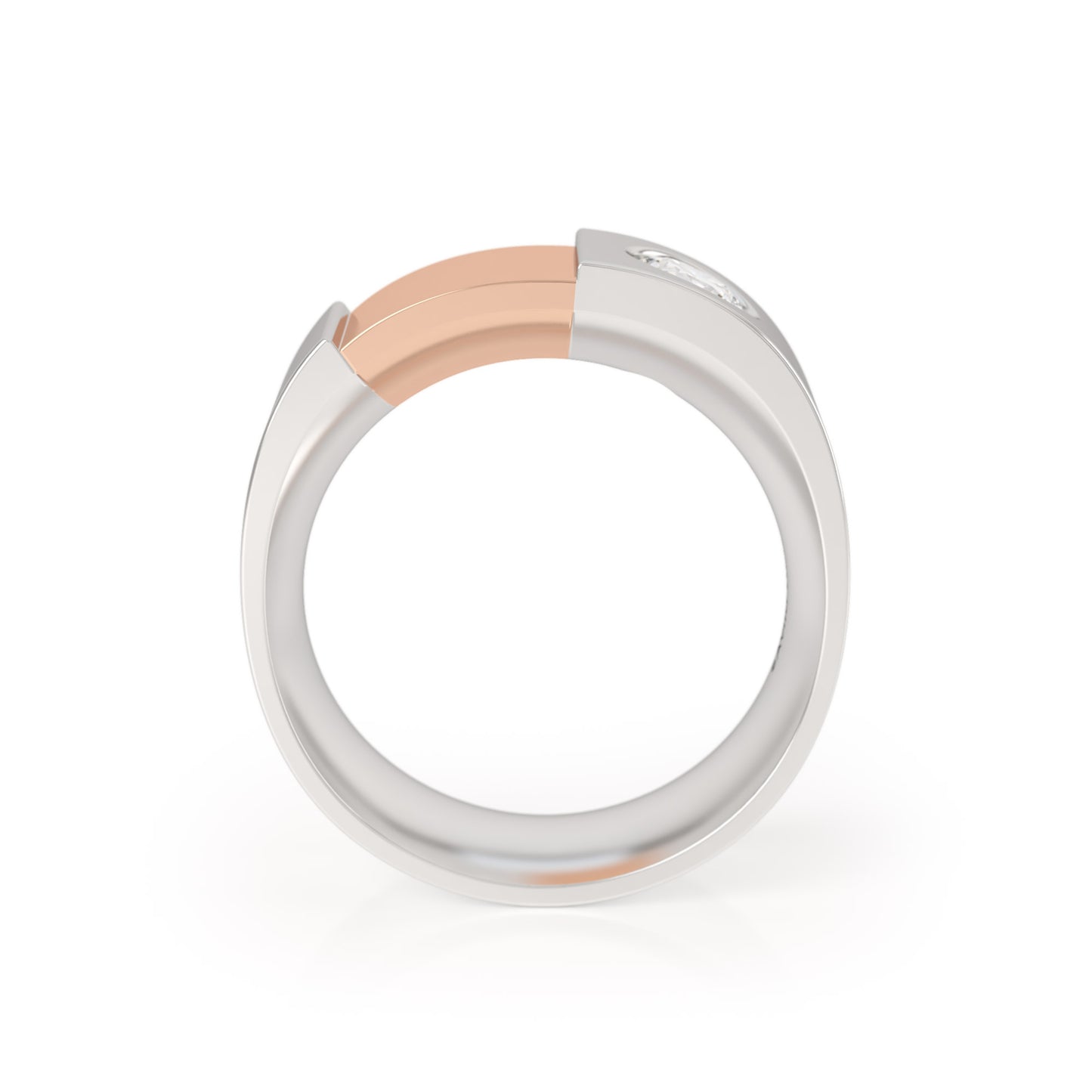 Duality Geo Diamond Ring