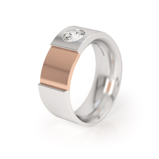 Duality Geo Diamond Ring