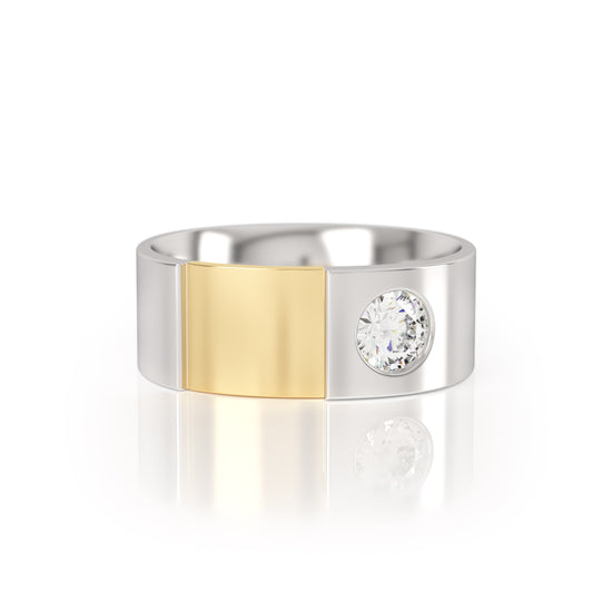 Duality Geo Diamond Ring