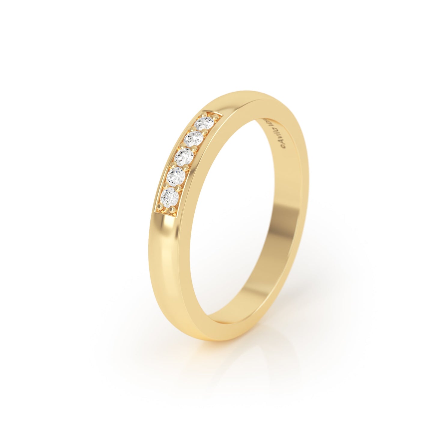 Avila Vara Synergi Diamond Accent Ring in Yellow Gold