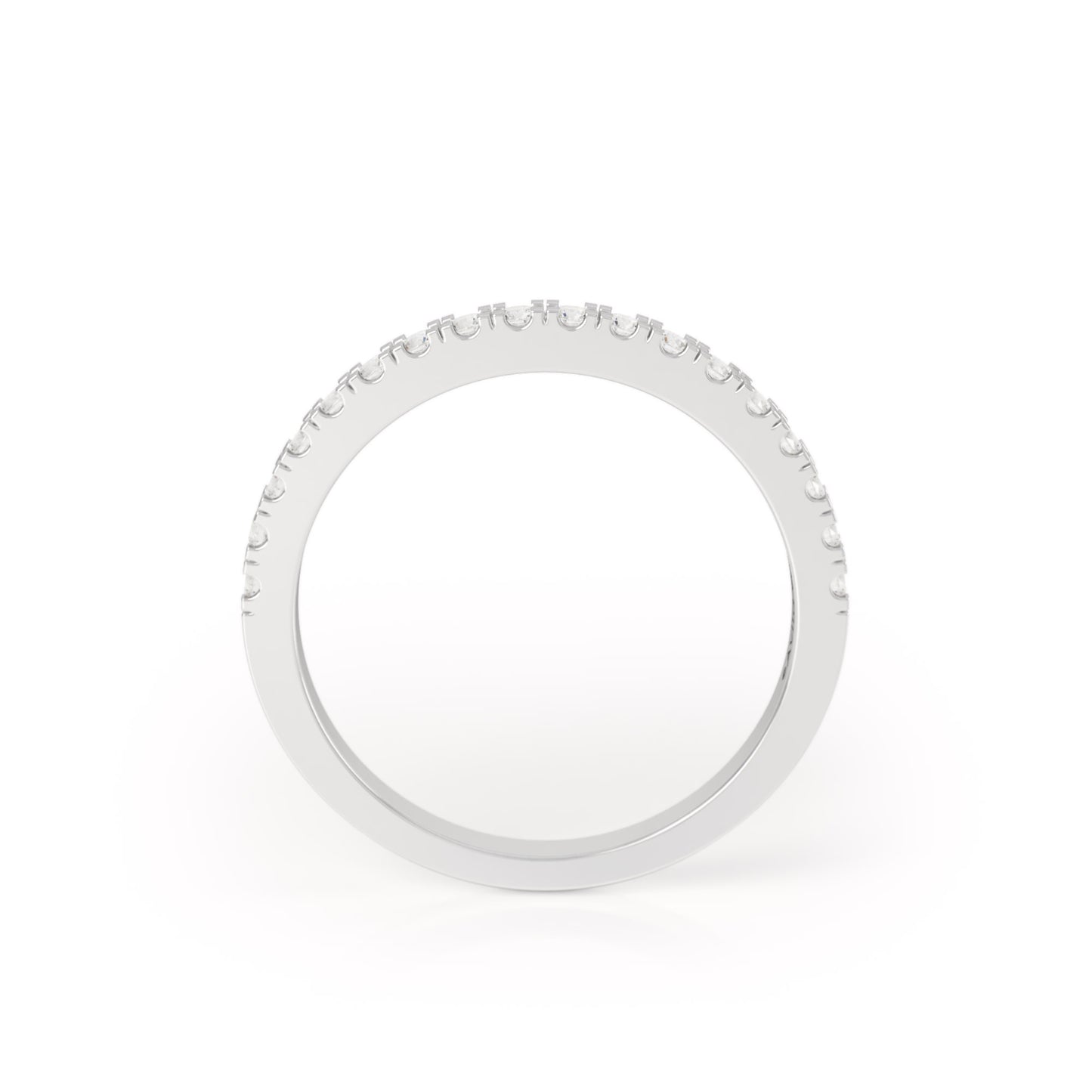 SYNERGI unisex Diamond Eternity Ring in Platinum