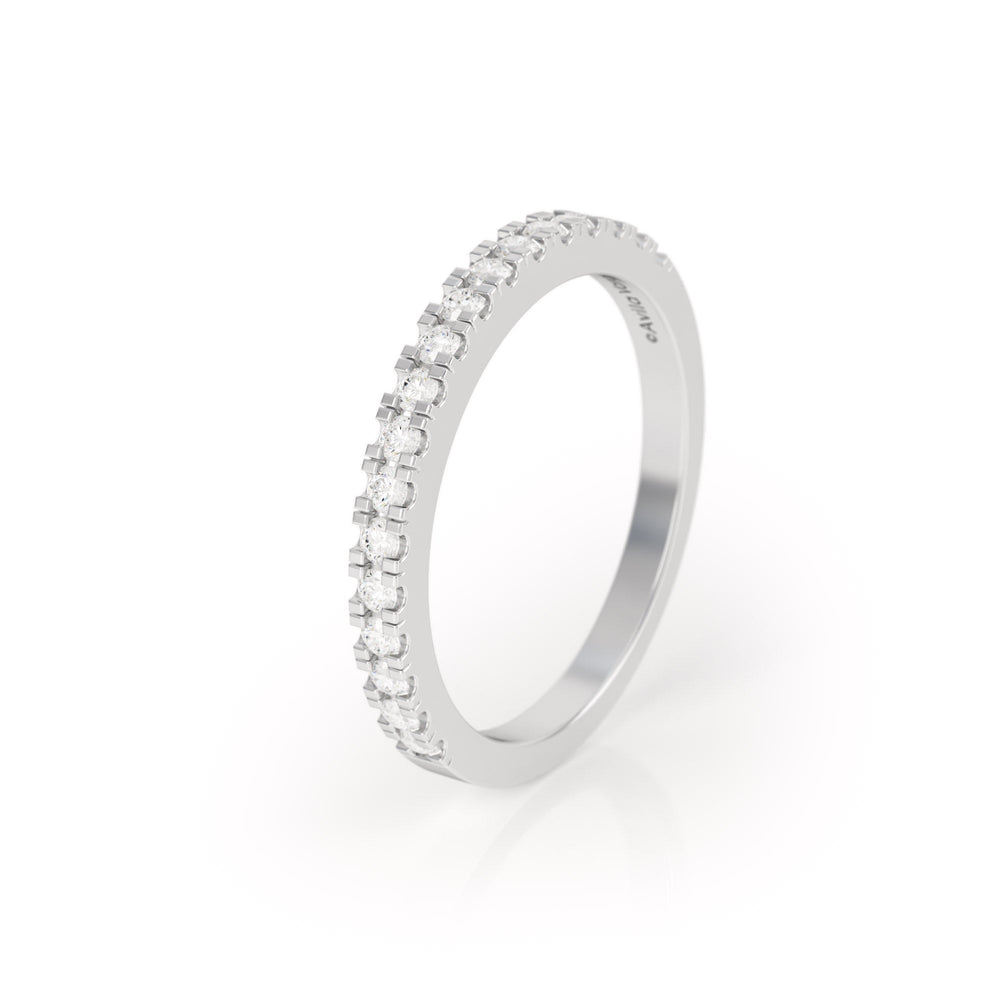 
                  
                    Avila Vara Synergi Half Eternity Ring in White Gold
                  
                