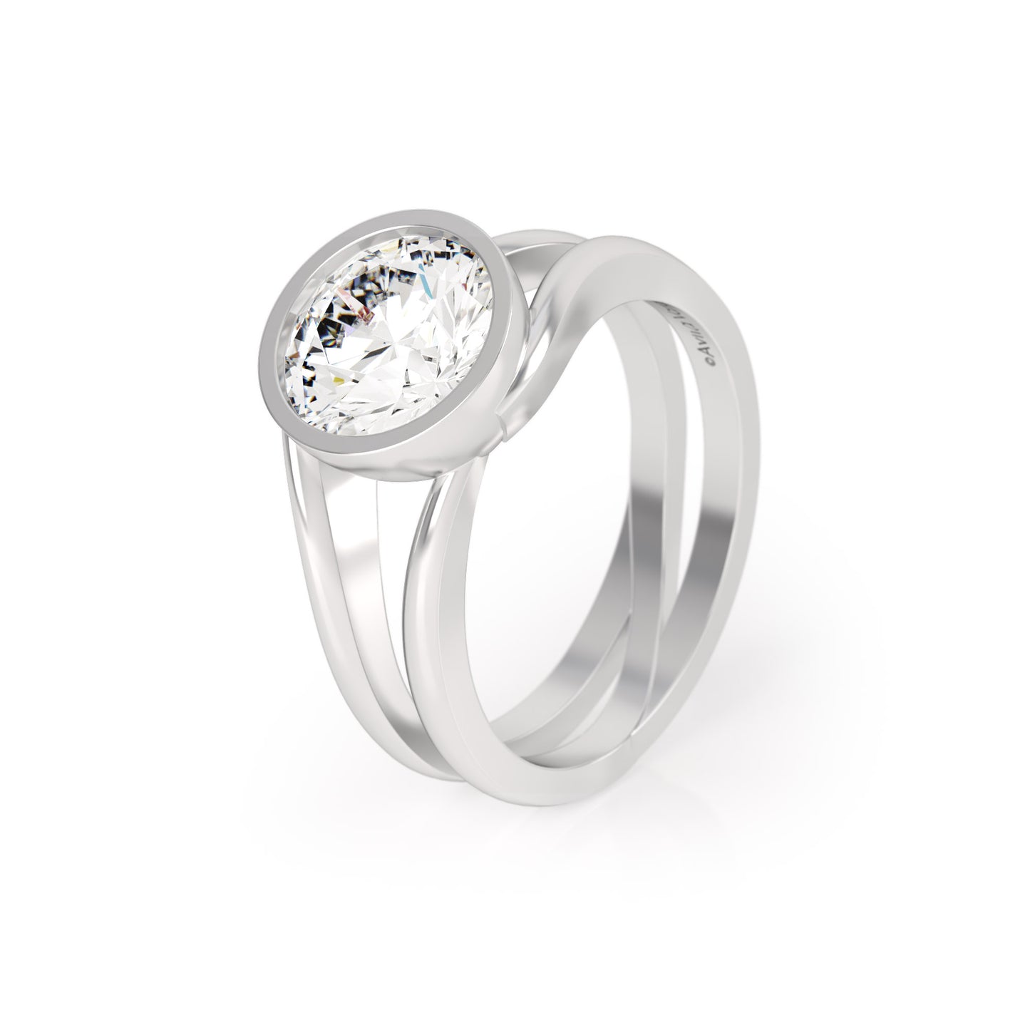 TWYN 2ct Diamond Ring in Platinum