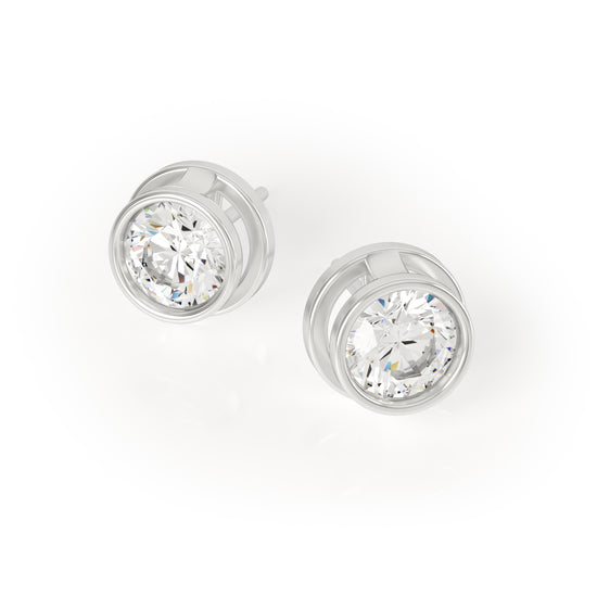 SYNERGI COMPASS DIAMOND STUDS