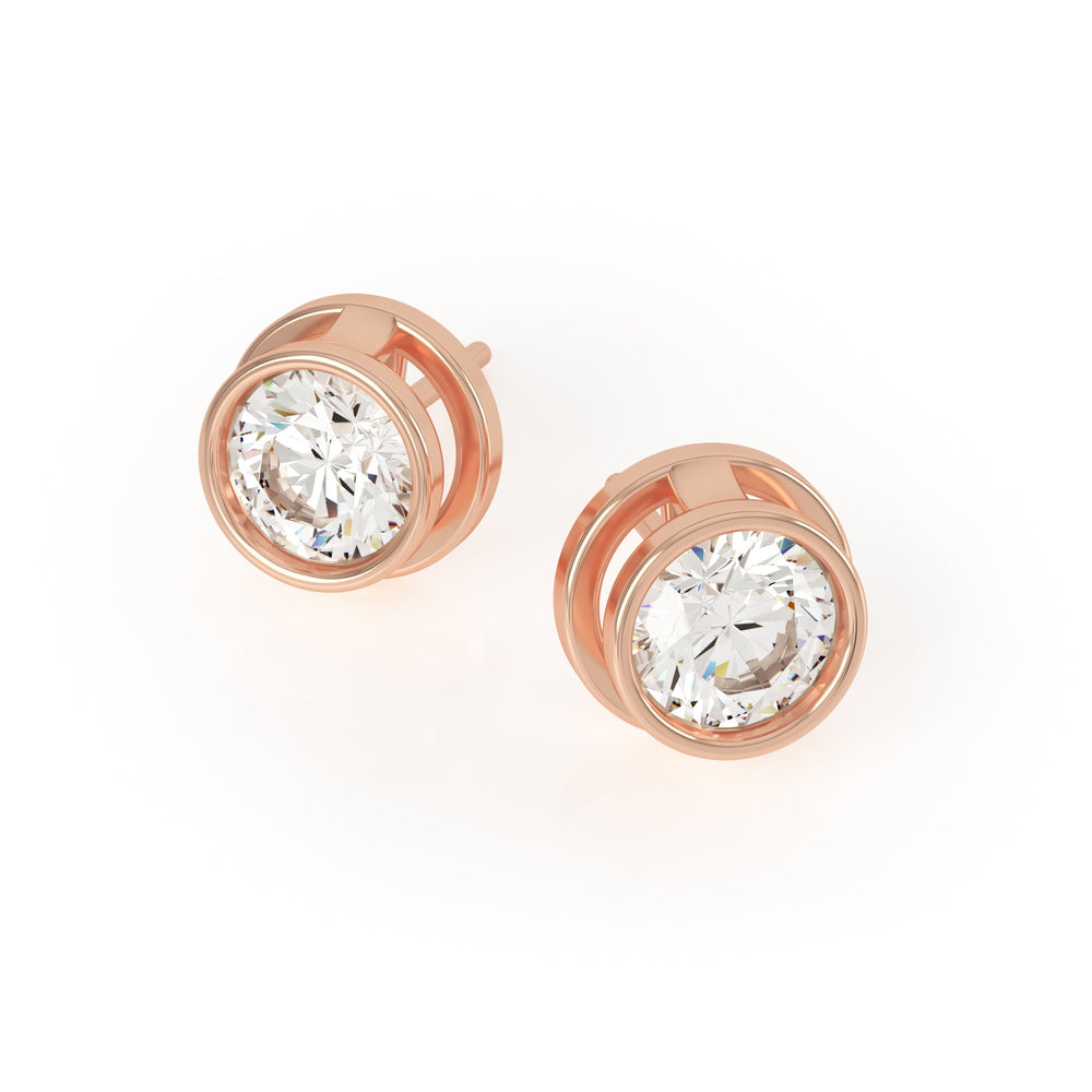 
                  
                    Avila Vara Synergi Diamond Studs in Rose gold
                  
                