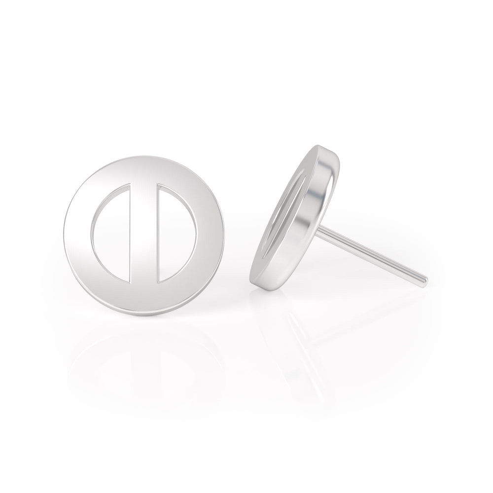 
                  
                    Avila Vara Synergi Circle Earrings in White Gold
                  
                