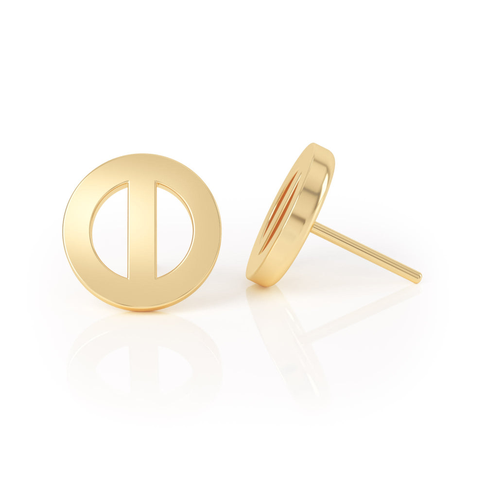 
                  
                    Avila Vara Synergi Circle Earrings in Yellow Gold
                  
                