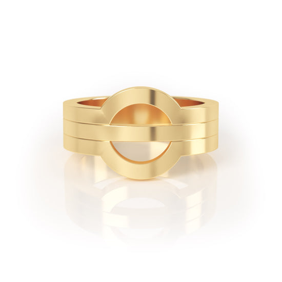 Avila Vara Synergi Triple - Band Ring in Yellow Gold