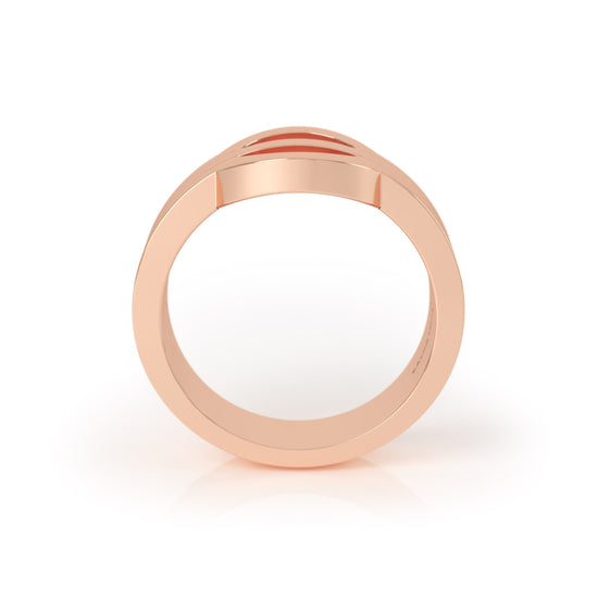 Avila Vara Synergi Triple - Band Ring in Rose gold