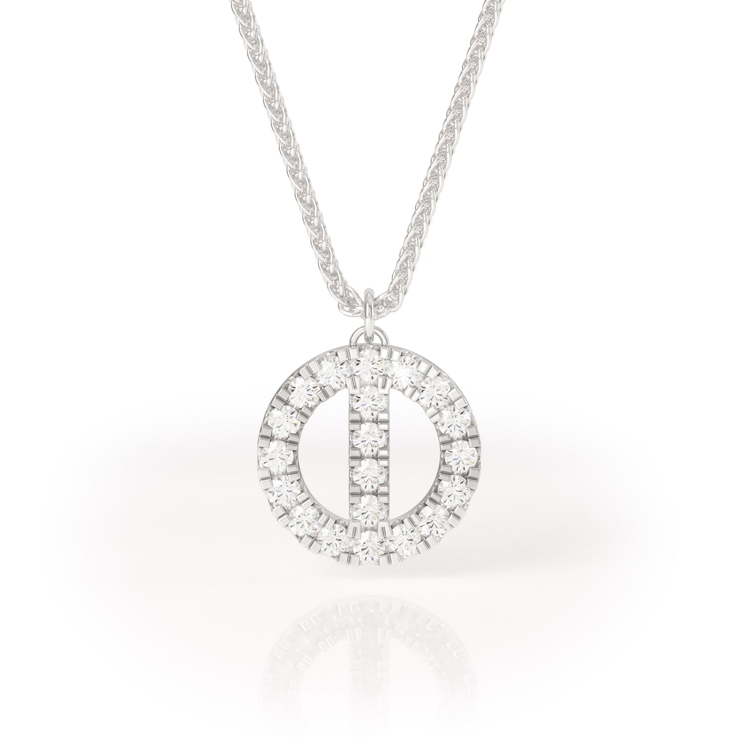 SYNERGI TREO DIAMOND CIRCLE PENDANT