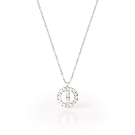 SYNERGI TREO DIAMOND CIRCLE PENDANT