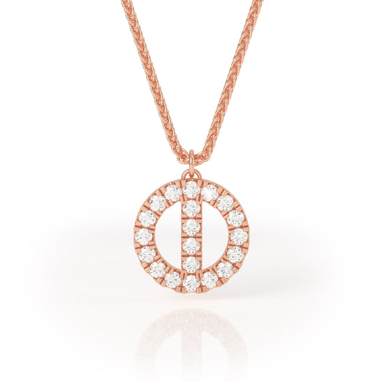 SYNERGI TREO DIAMOND CIRCLE PENDANT