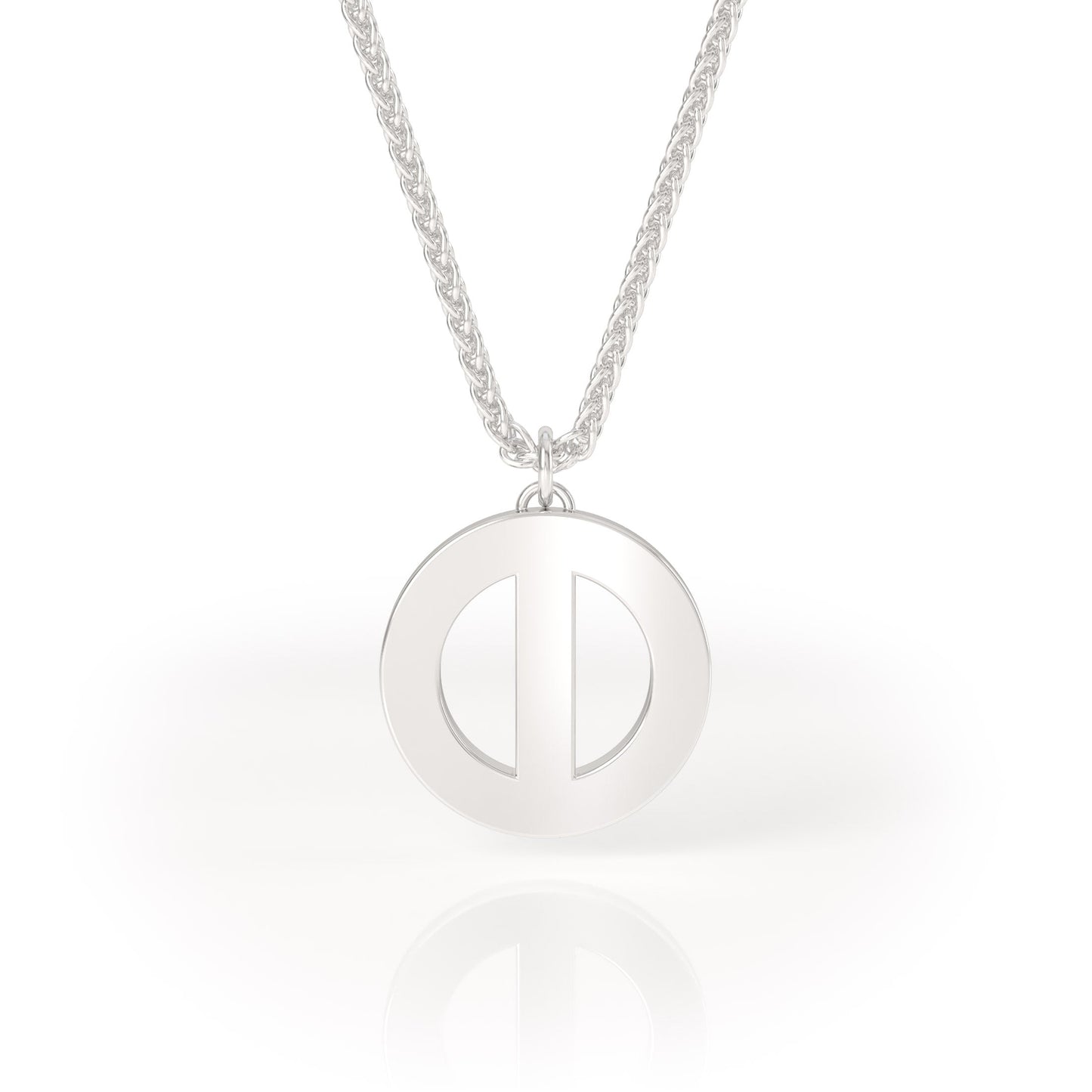 Avila Vara Synergi Circle Pendant in White Gold