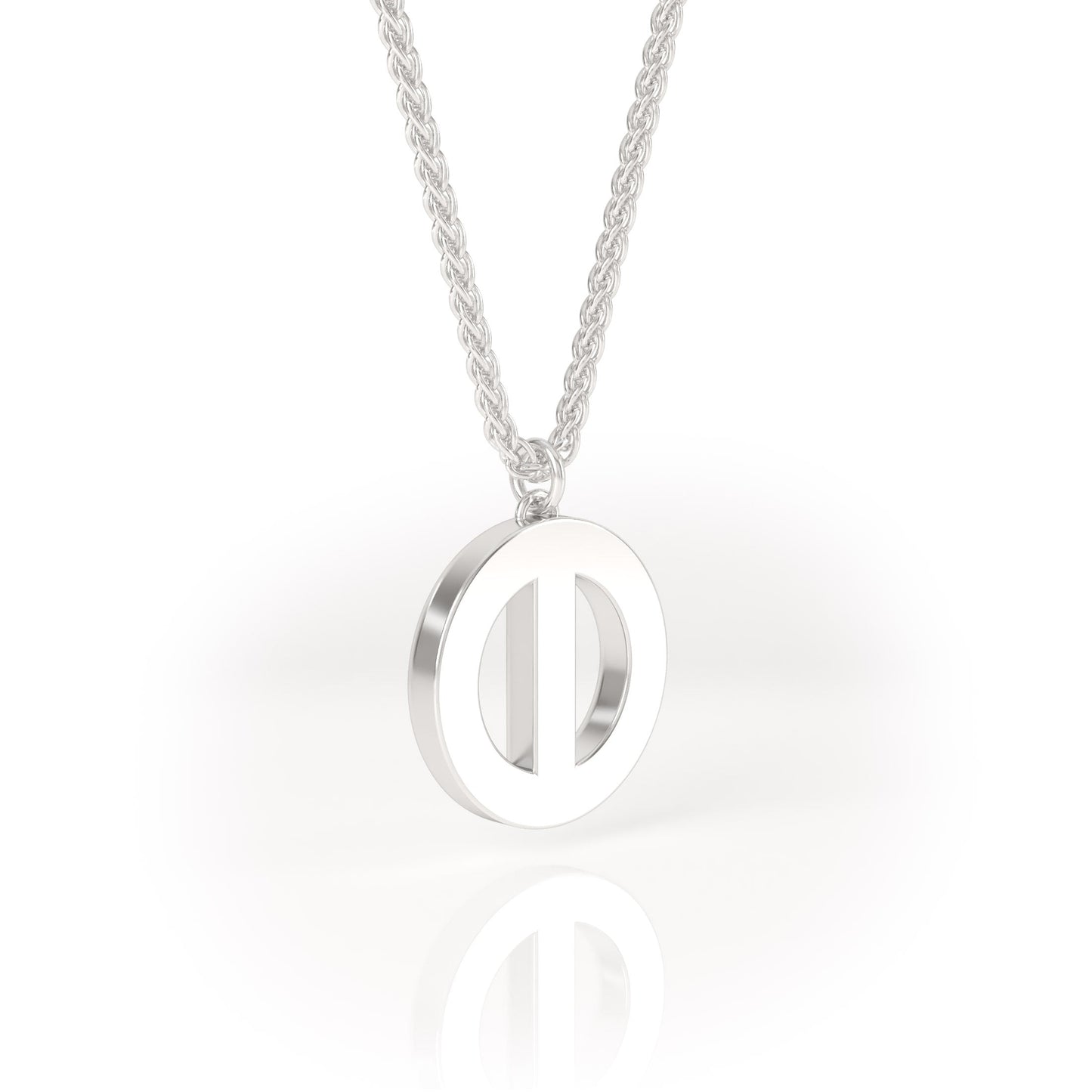 Avila Vara Synergi Circle Pendant in White Gold