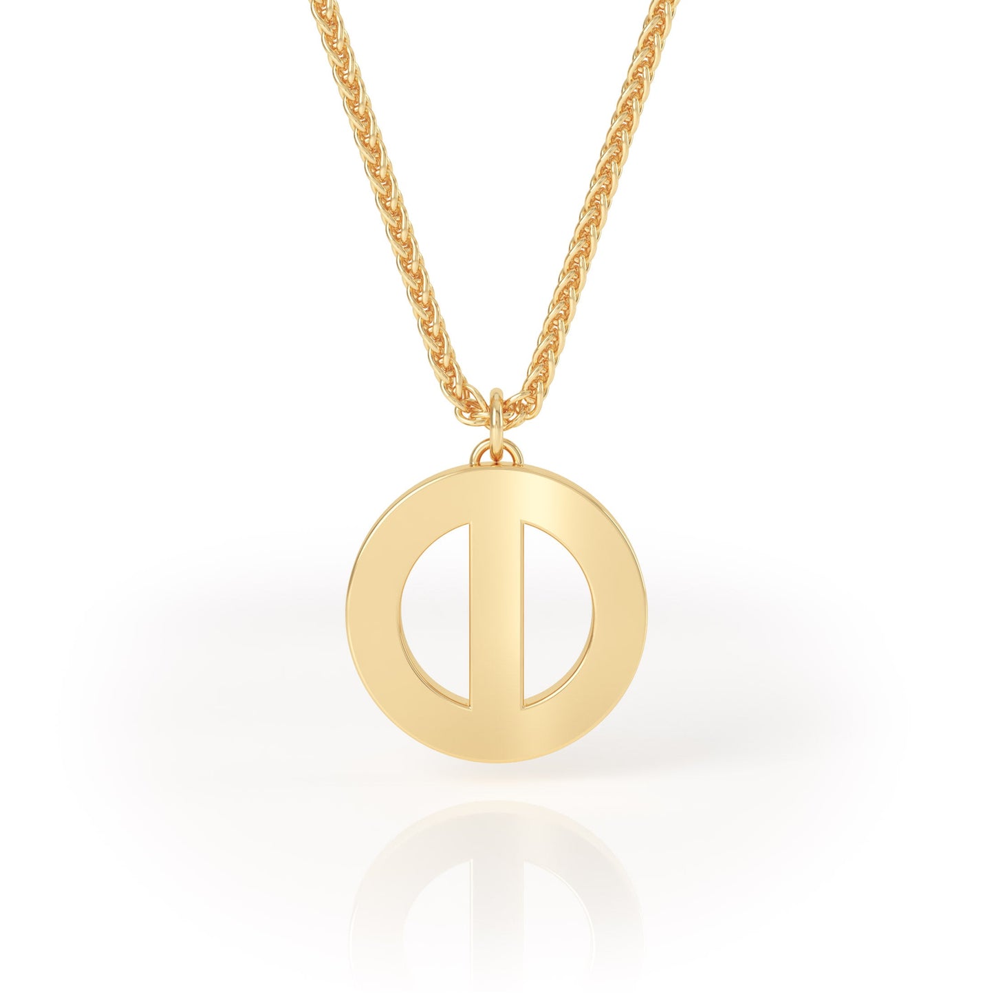 Avila Vara Synergi Circle Pendant in Yellow Gold