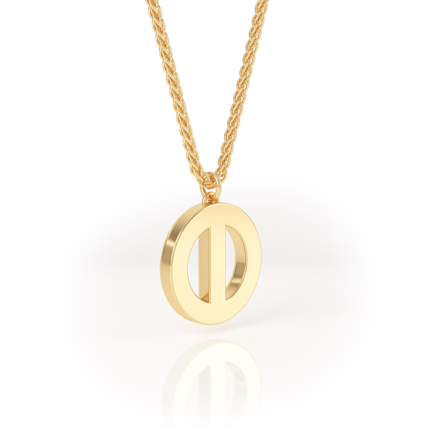 Avila Vara Synergi Circle Pendant in Yellow Gold