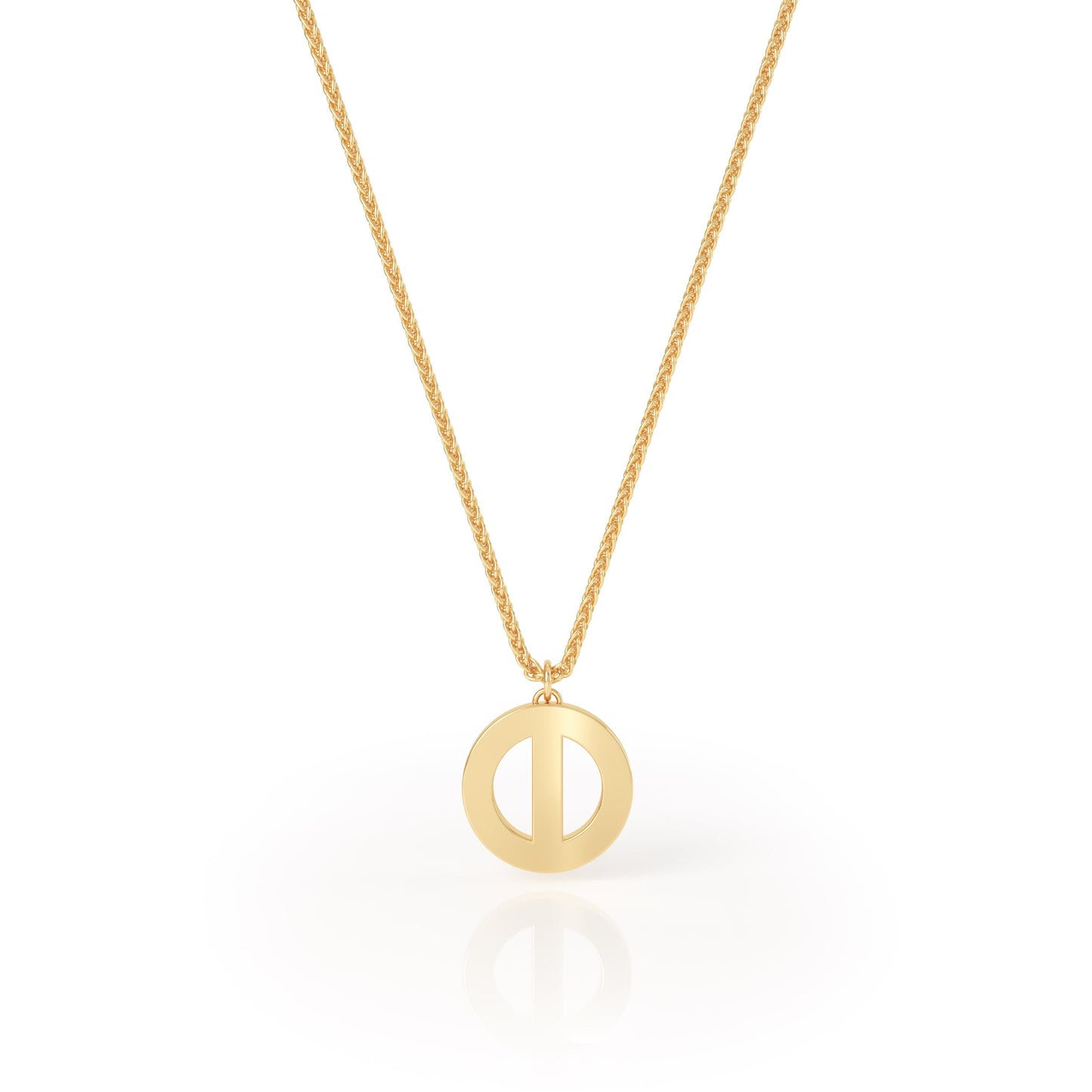 Avila Vara Synergi Circle Pendant in Yellow Gold