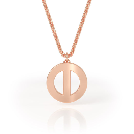 Avila Vara Synergi Circle Pendant in Rose gold