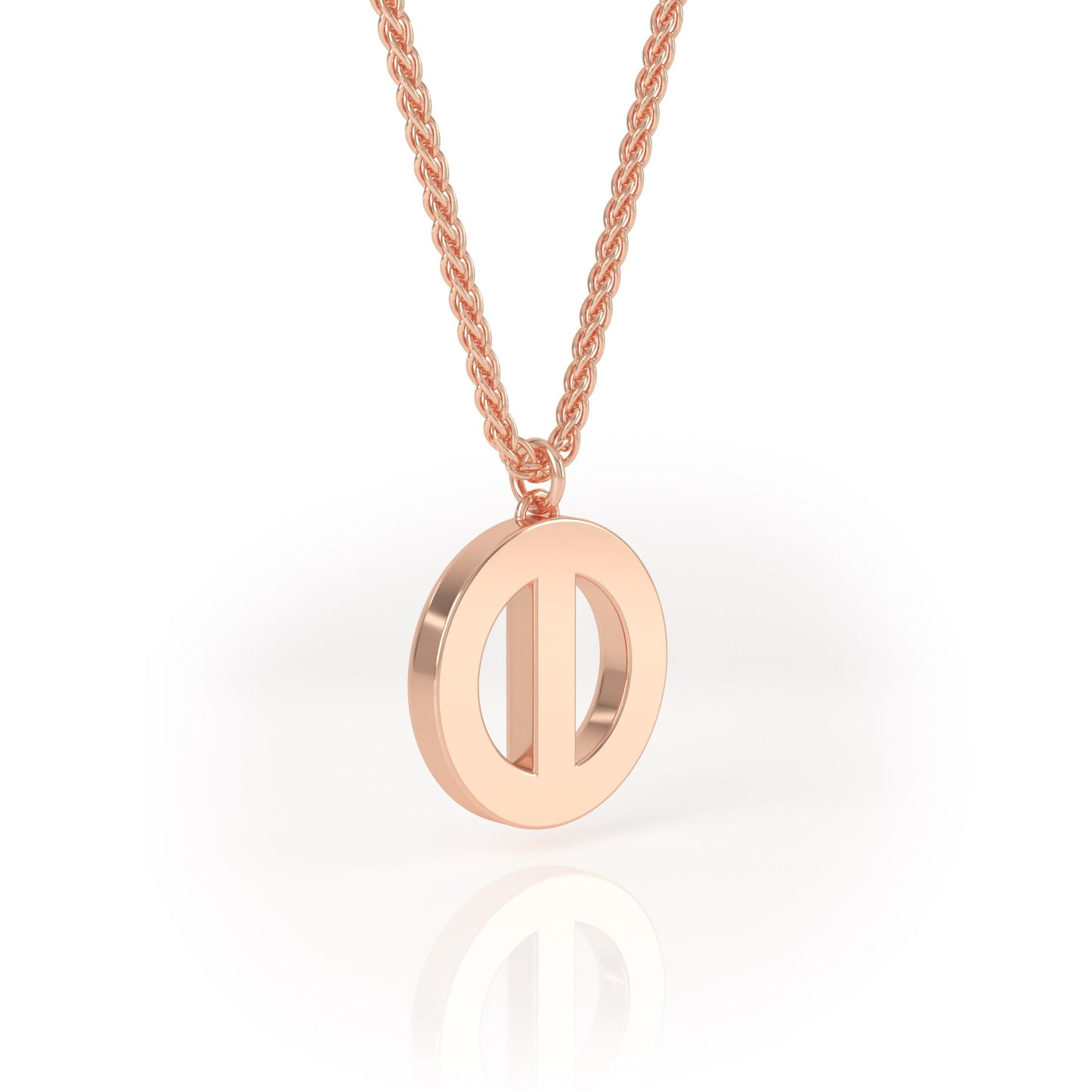 Avila Vara Synergi Circle Pendant in Rose gold