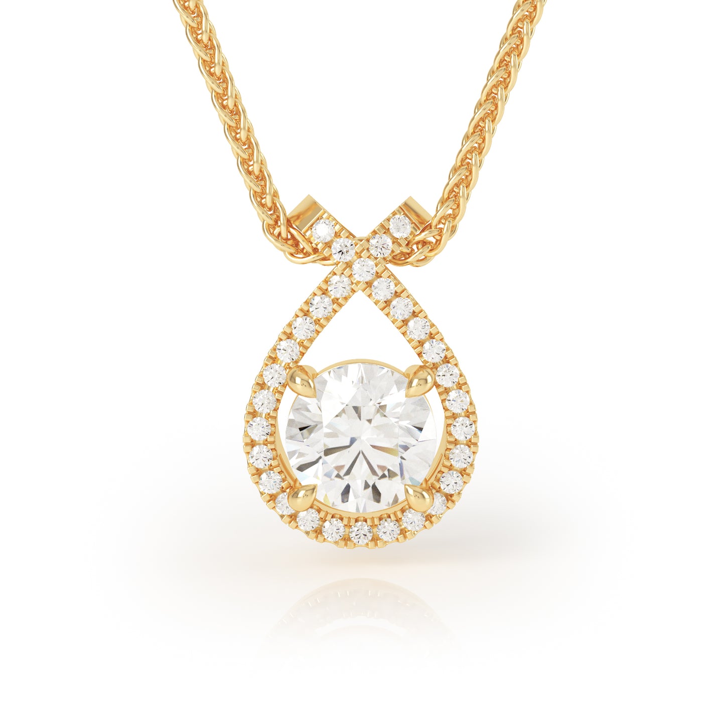 Avila Vara Karisa Necklace in Yellow Gold