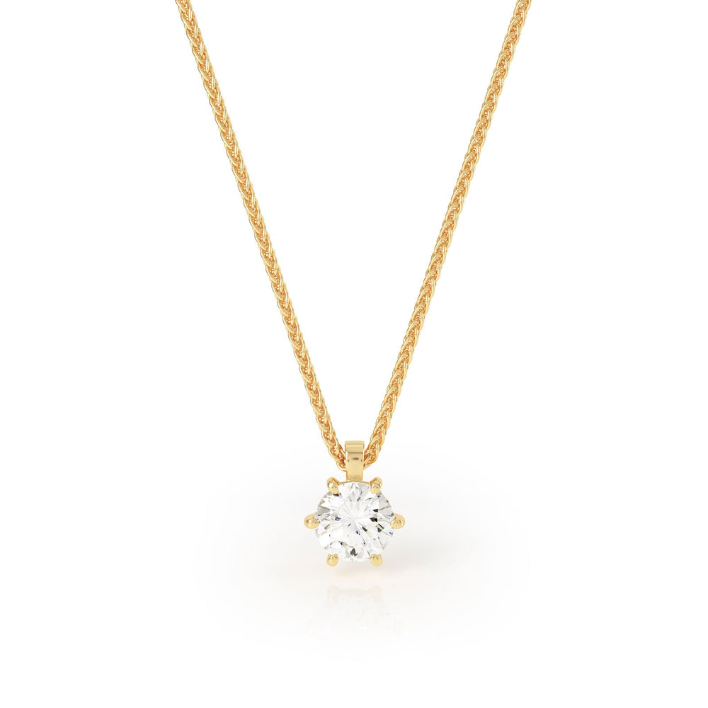 
                  
                    IO Diamond Pendant in 18k Yellow Gold
                  
                