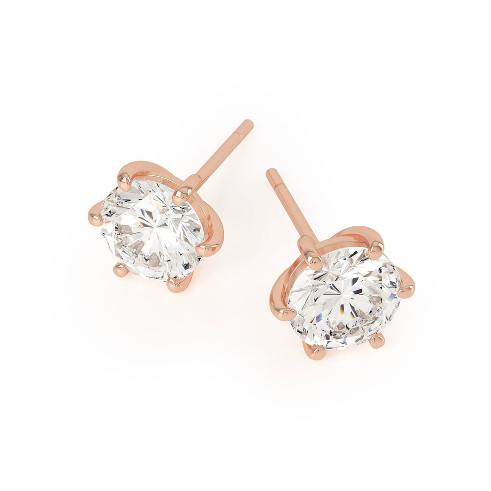 
                  
                    IO Lab Diamond Studs in 18k Rose Gold
                  
                