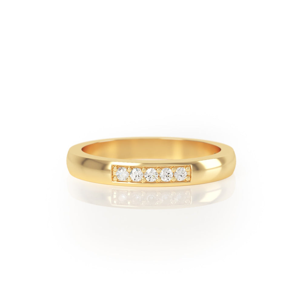 Avila Vara Synergi Diamond Accent Ring in Yellow Gold