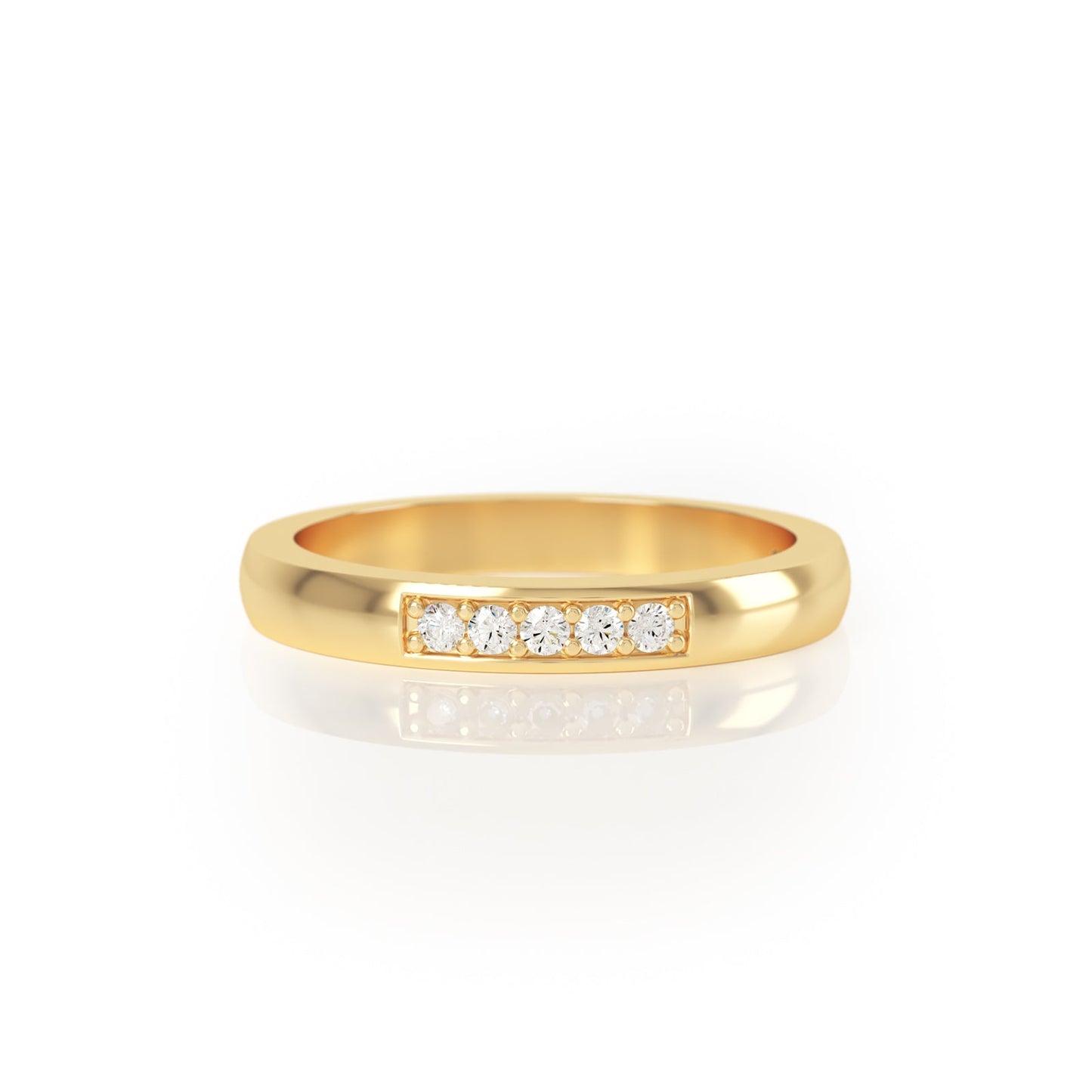 Avila Vara Synergi Diamond Accent Ring in Yellow Gold