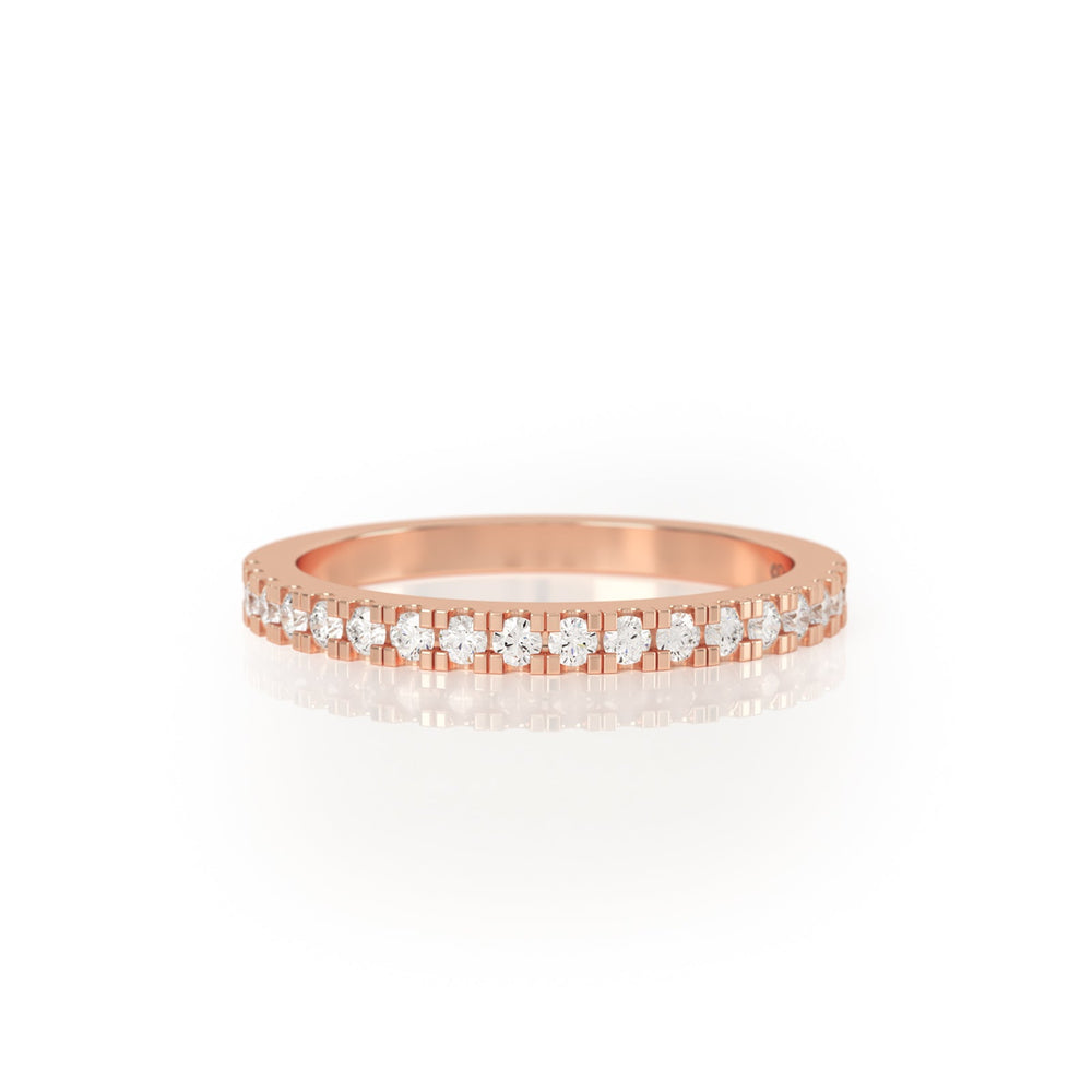 
                  
                    Avila Vara Synergi Half Eternity Ring in Rose Gold
                  
                