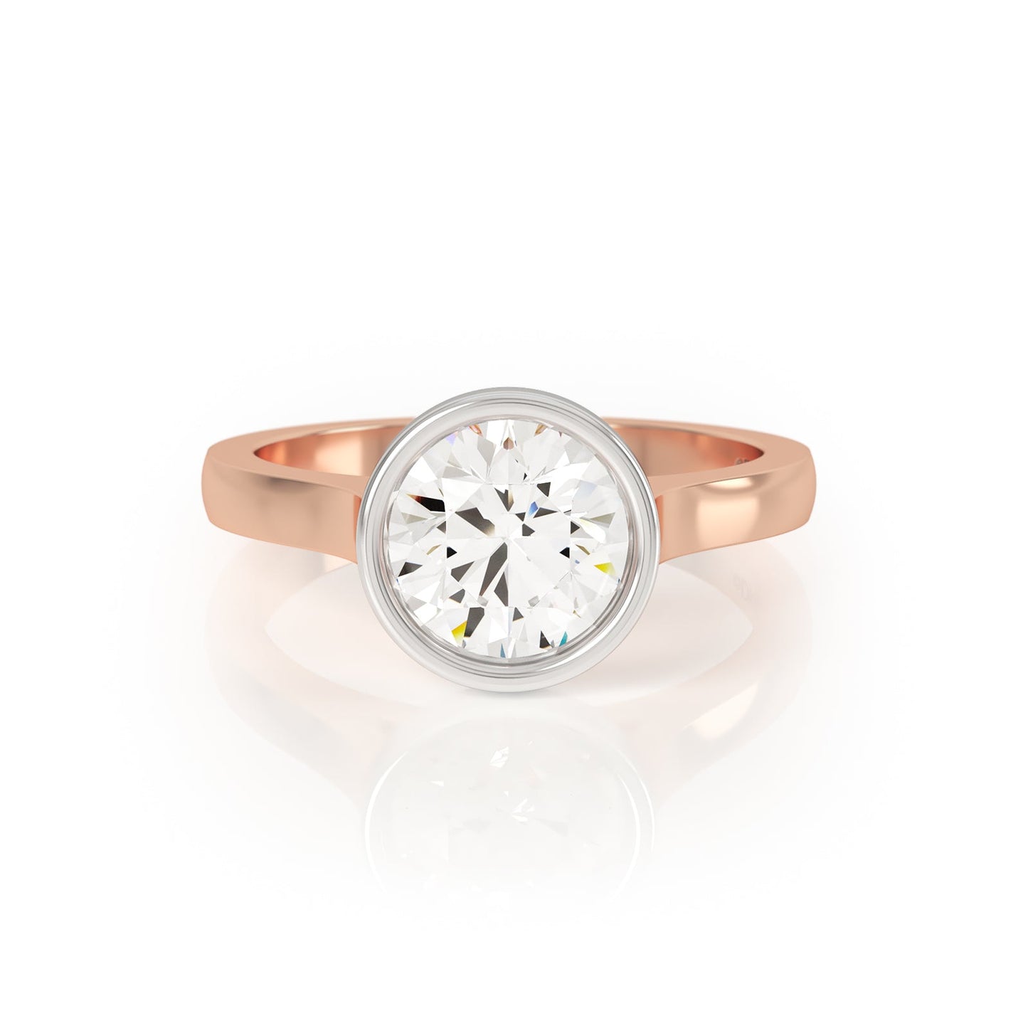 Avila Vara Synergi Diamond Ring in Rose gold