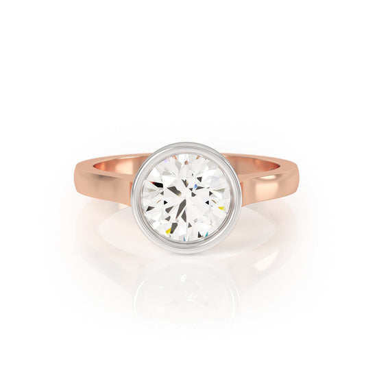 Avila Vara Synergi Diamond Ring in Rose gold