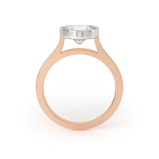 Avila Vara Synergi Diamond Ring in Rose gold