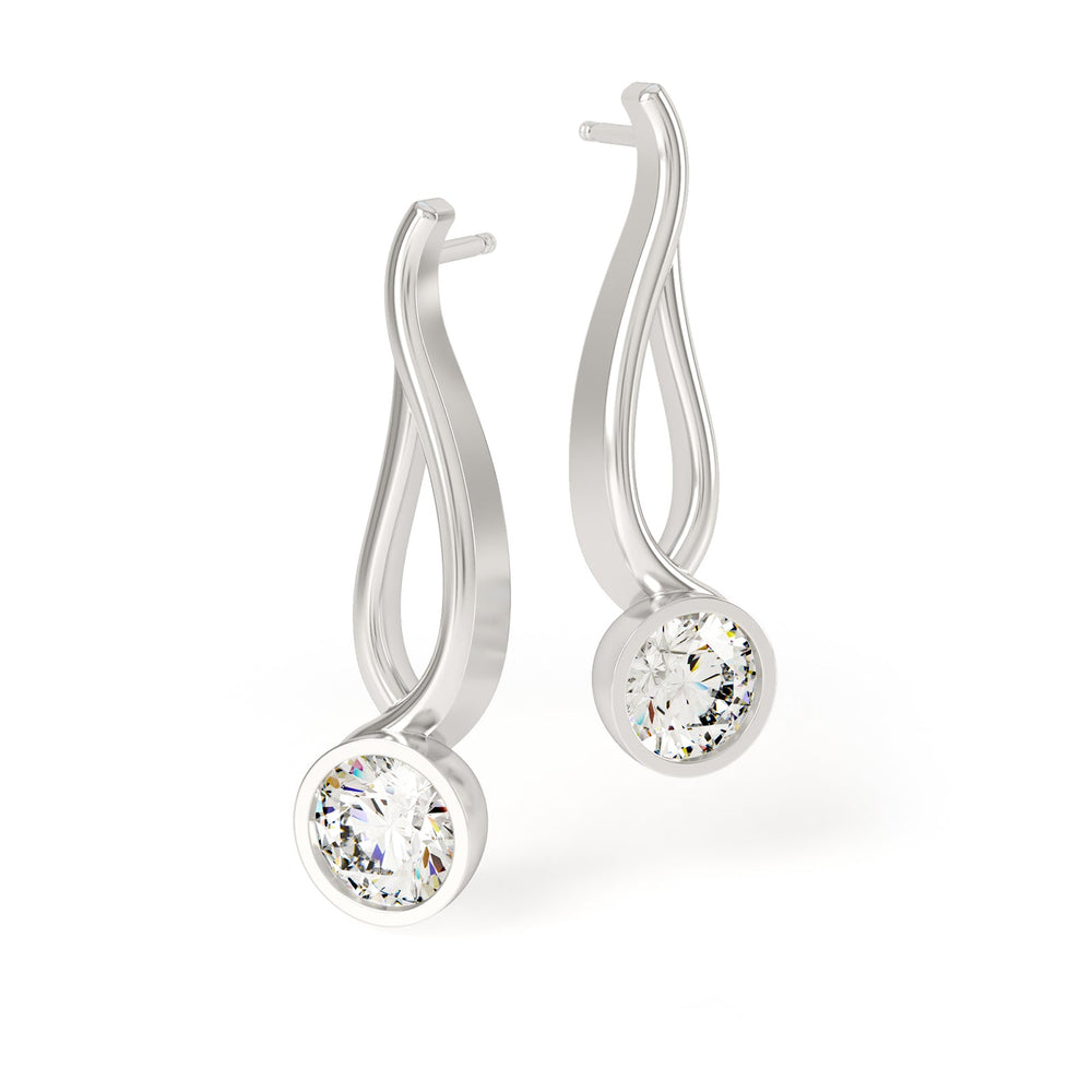 
                  
                    Avila Vara Twyn Earrings in White Gold
                  
                