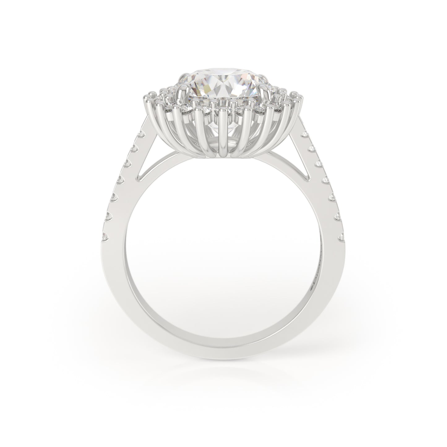 Avila Vara Asteri Luxe 3.5ct Diamond Ring in Platinum