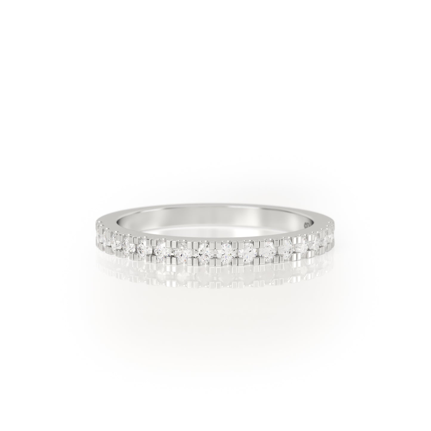 SYNERGI Classic Diamond Eternity Ring 0.33cts luxurious round brilliant diamonds in Platinum- Avila Vara 